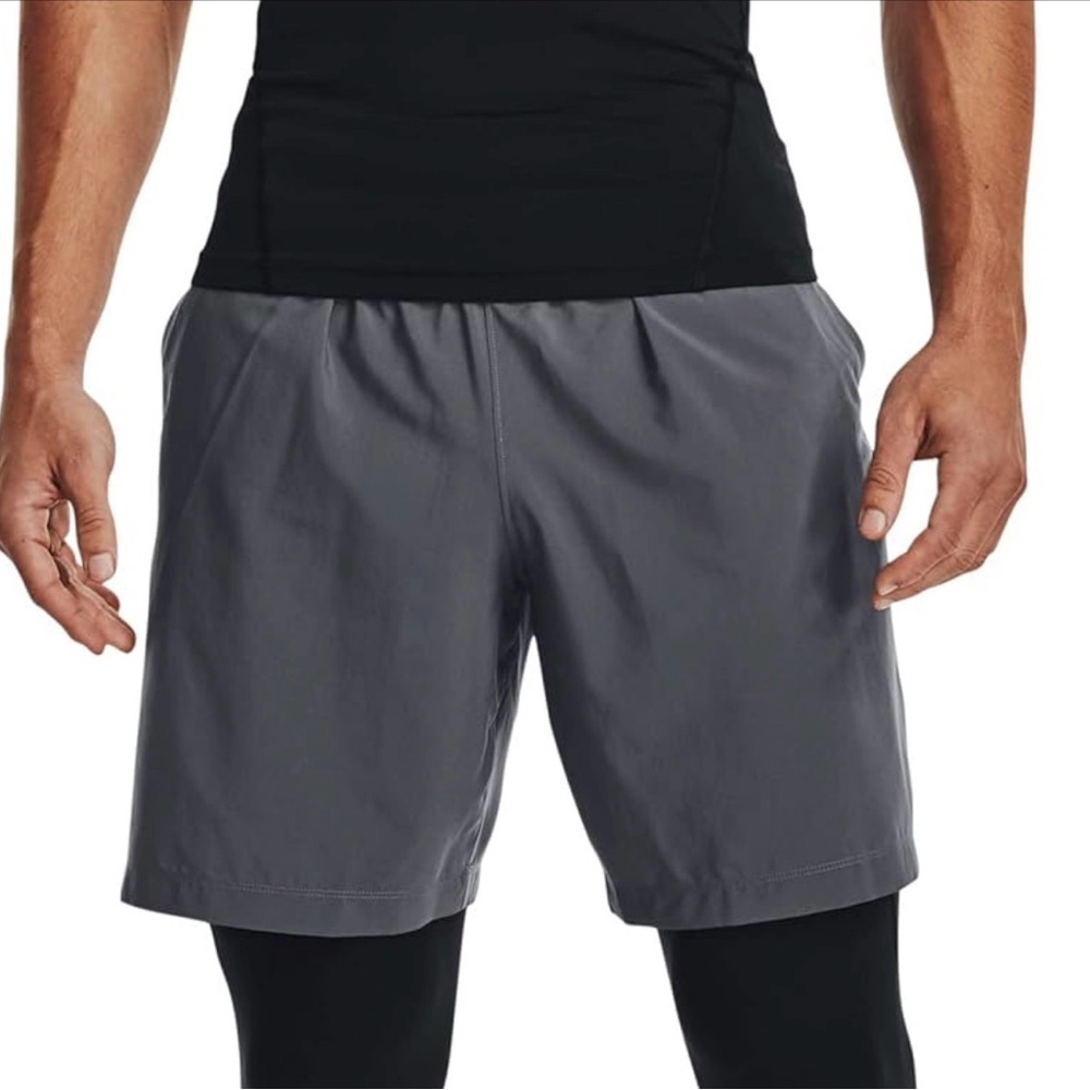 Under Armour Men's Athletic Training Shorts Gray 3XLT Big & Tall NWT Performance